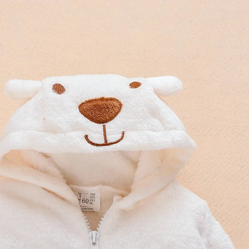 Baby Bear Hooded Romper