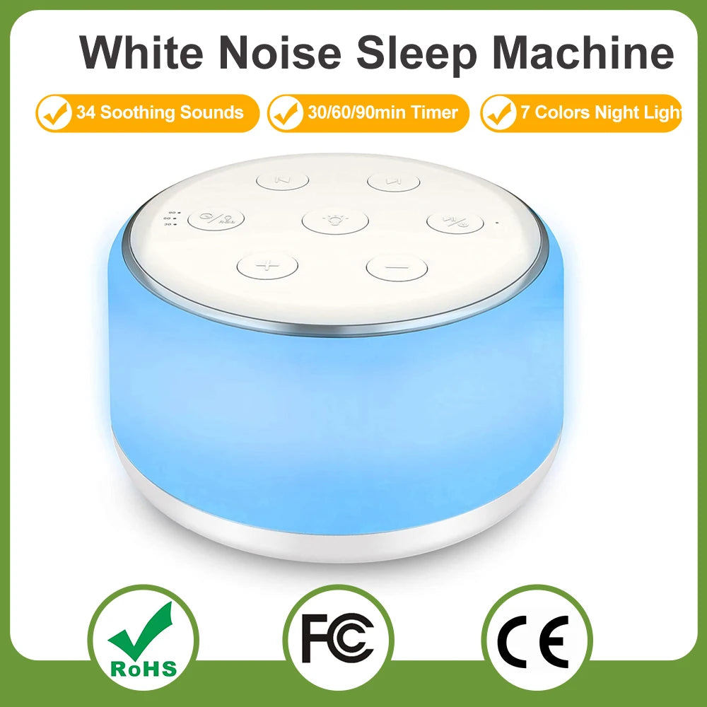 7 Colors White Noise Machine