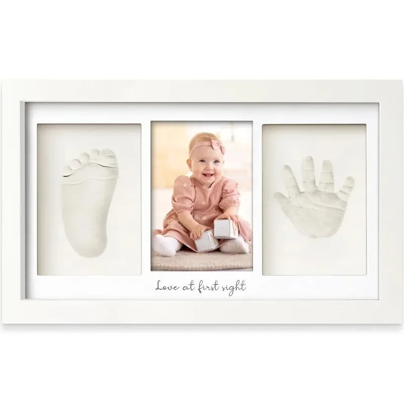 Baby Hand and Footprint Kit With Photo
