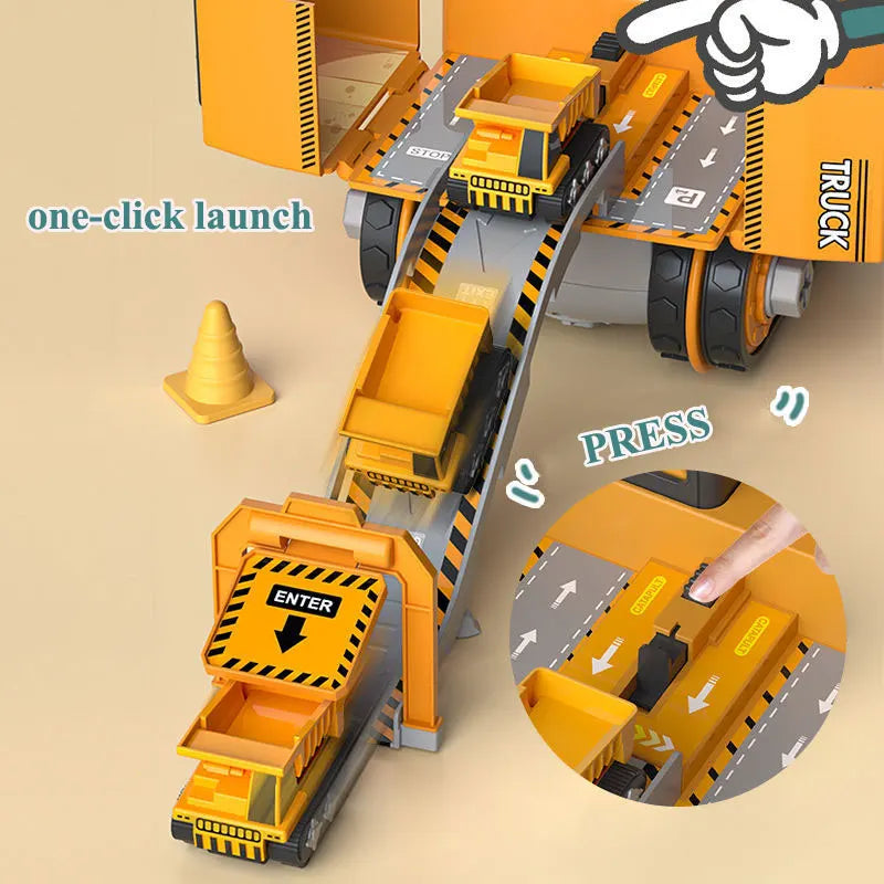 BuildMaster Alloy Construction Fleet – Interactive Take-Apart Trucks