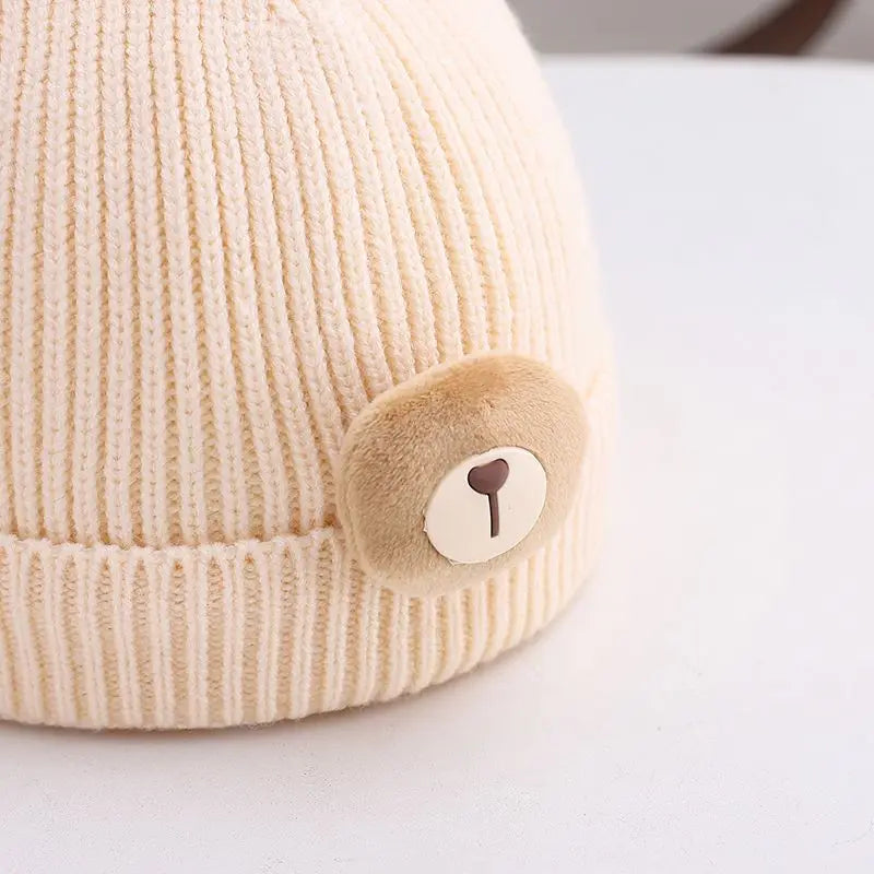 Cute Bear Ear Baby Knitted Beanie