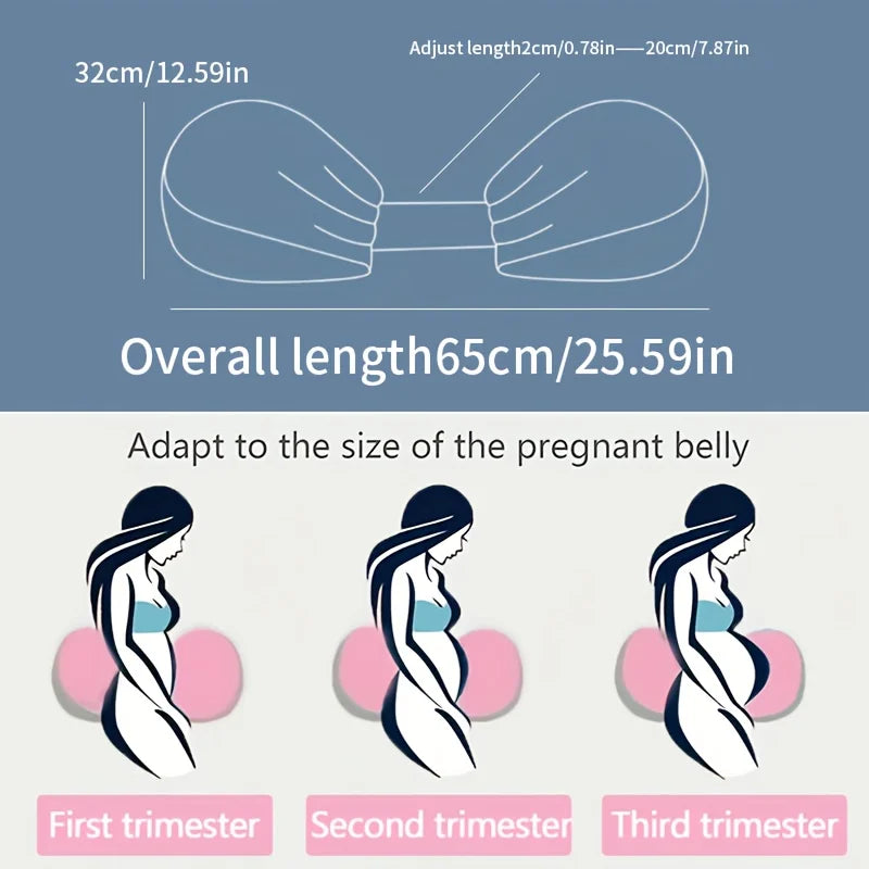 U-Shaped Maternity Pillow - Full Body Pregnancy Support for Side Sleepers