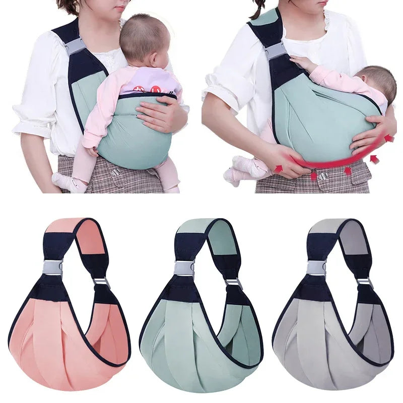 Ergonomic Baby Carrier Ring Sling – Adjustable Wrap for Newborns to Toddlers