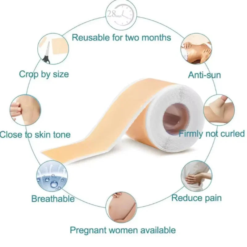 Silicone Scar Repair Tape – C-Section, Surgery & Burn Scar Treatment