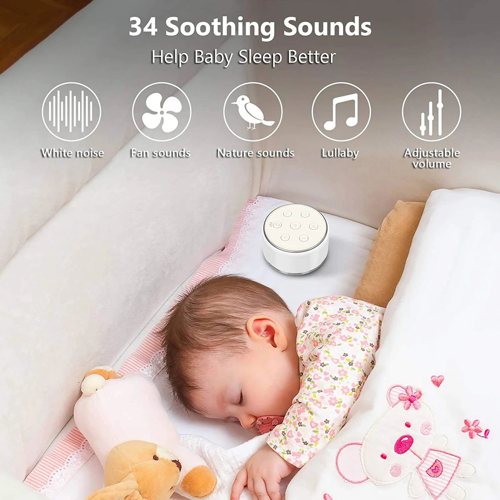 7 Colors White Noise Machine