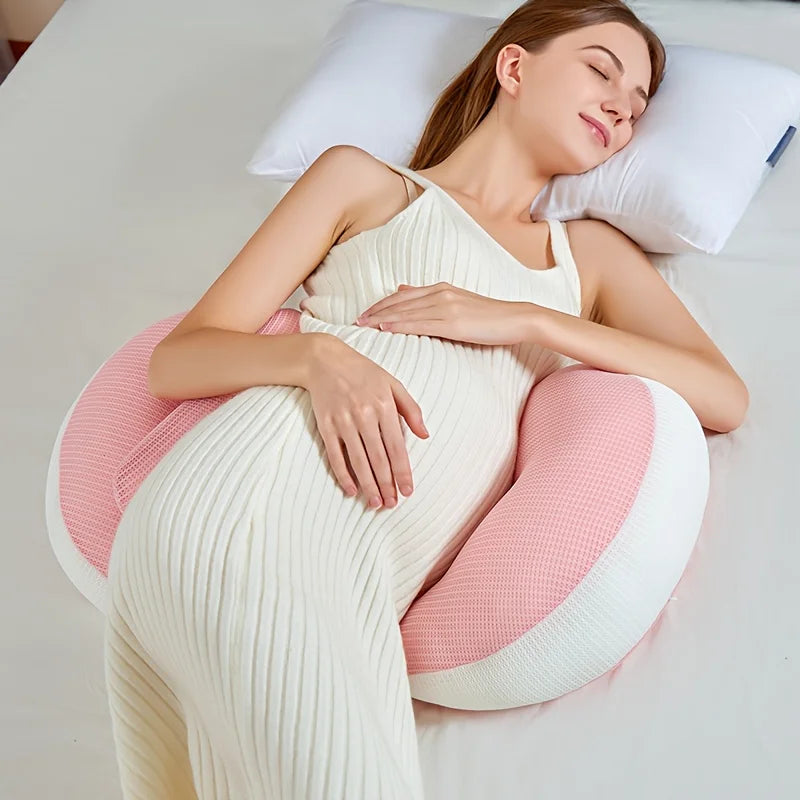 U-Shaped Maternity Pillow - Full Body Pregnancy Support for Side Sleepers