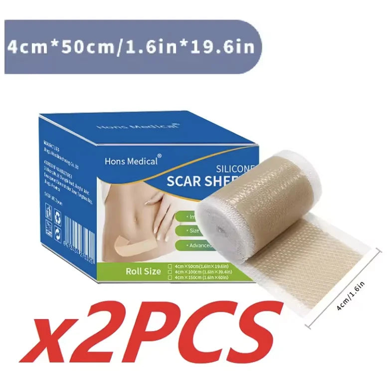Silicone Scar Repair Tape – C-Section, Surgery & Burn Scar Treatment