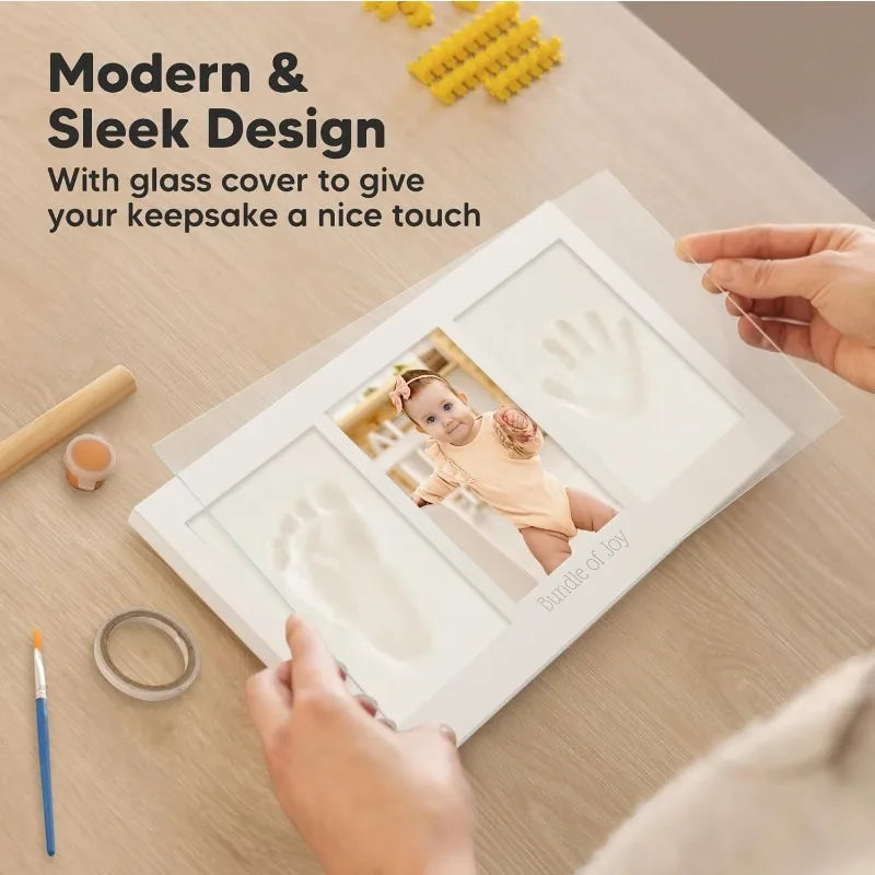 Baby Hand and Footprint Kit With Photo