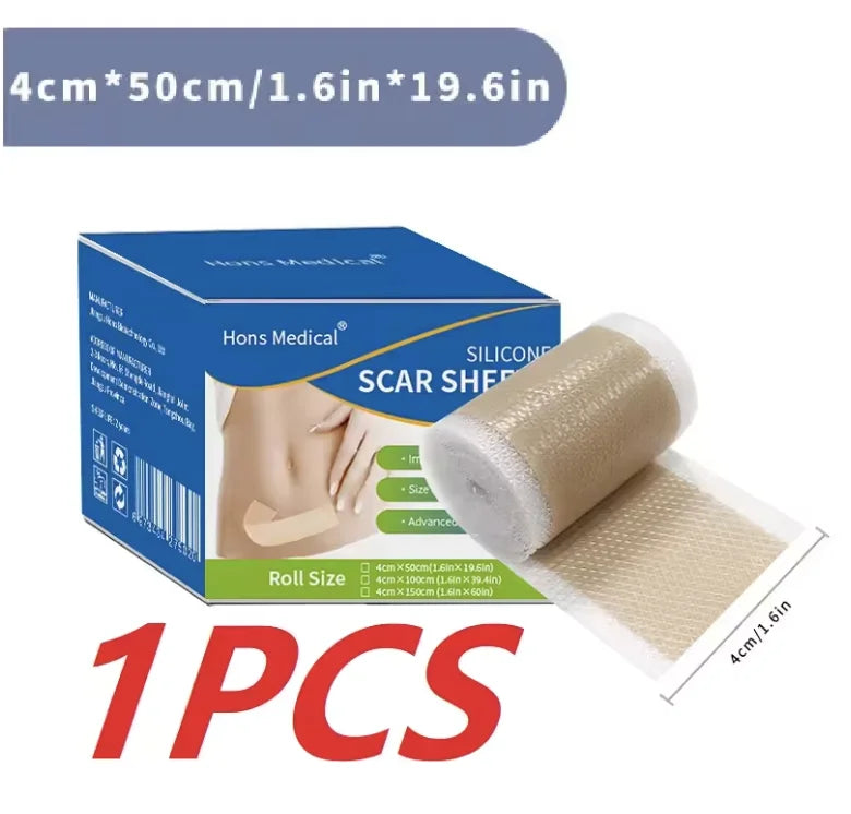 Silicone Scar Repair Tape – C-Section, Surgery & Burn Scar Treatment
