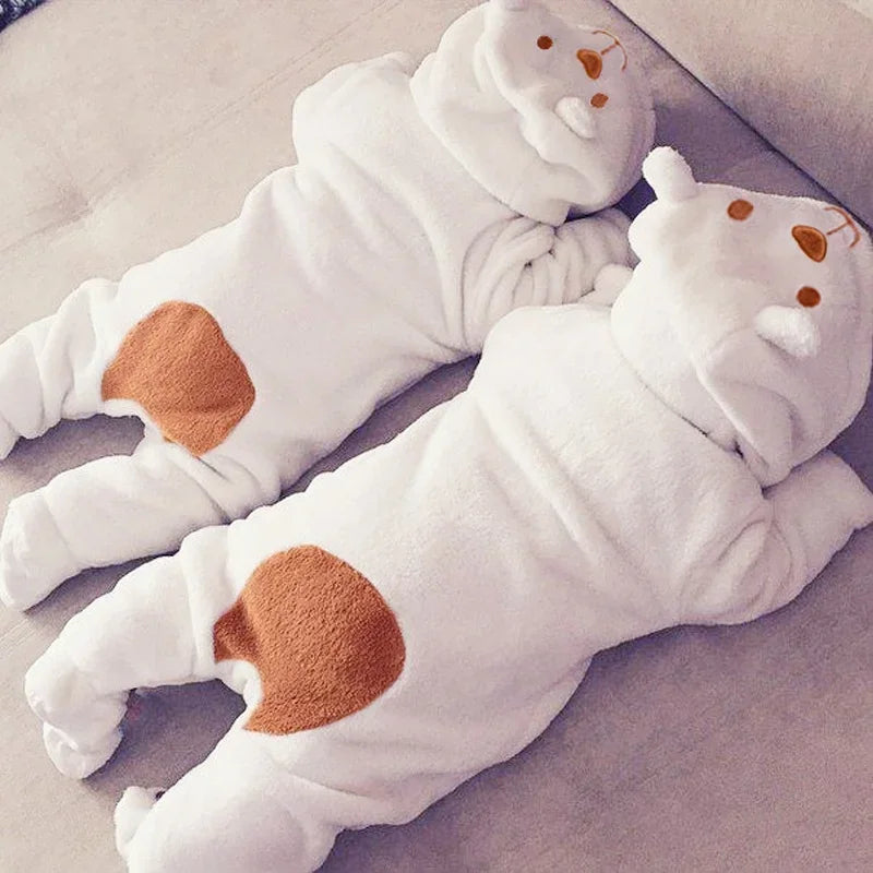 Baby Bear Hooded Romper