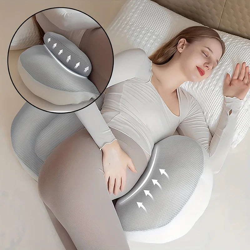 U-Shaped Maternity Pillow - Full Body Pregnancy Support for Side Sleepers